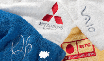 Вышивка на полотенцах и халатах