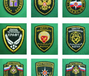 Вышивка шевронов и нашивок