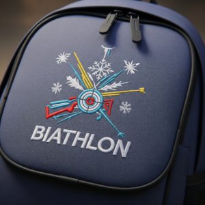 Вышивка на рюкзаке