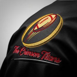 Вышивка на рюкзаке