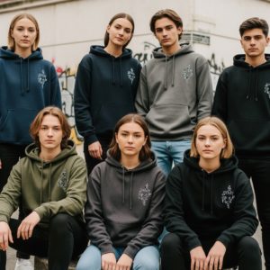 Подростковая толстовка с вышивкой