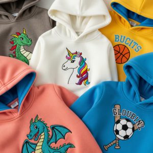 Детская толстовка с вышивкой